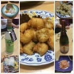 太郎 - 太郎で会食。
            
            生きたミズイカ(アオリイカ)を見せてくれ、刺身、ゲソは天婦羅でいただきました。
            地鶏でとった鍋の出汁が美味い。
            丁寧なお仕事されてます。(^^)