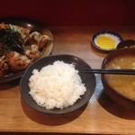 Mori Tatsu Sendai Ten - 明太マヨ唐揚げ定食（950円）