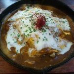 さんさろ - 奥美濃カレー鉄板焼き　オムライス