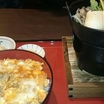 Akita Hinai Ya Kuji Ten - きりたんぽ鍋と親子丼