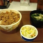 すき家 - 牛丼お新香セット３９９円