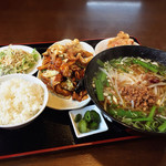 Raku Sankan - 回鍋肉定食で、台湾ラーメン♩