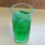 吉備湯浅パーキングエリア（上り線） スナックコーナー・フードコート - メロンソーダ 200円