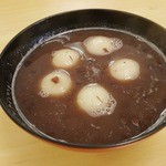 飯森スキーセンターレストラン - 白玉ぜんざい…税込350円