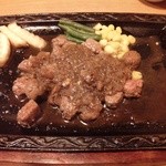 Hamburger Steak no Mise Matsuo - カットステーキセット1000円