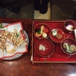 Japanese cuisine Arashiyama - お食い初めの献立