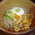 Soba Furusato - 滑子とろろそば（900円）