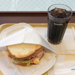 Doutor Coffee Shop Meidaimae Ten - ハムタマゴサラダAセット円(^o^)/