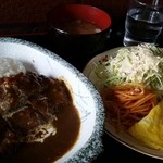 かつとカレー さがの - チキンカレーセット750円込