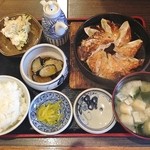 Kizan Tei Hon Ten - 鉄鍋ぎょうざ定食６５０円