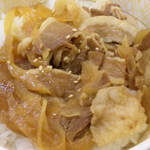 Sukiya Ion Morioka Minami Ten - 豚丼（アップ）