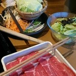 Shabushabu Onyasai Asagaya Ten - 食べ放題