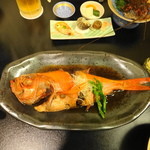 Seafood Tonya no Yado Kuroshio - 夕食　金目鯛煮付け　3☆