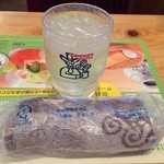 コメダ珈琲店 - 布のおしぼり