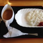 レストランふれあいの丘 - 山椒カレー (しみず産・山椒使用) 900円(税込)