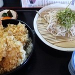 Soba Kiri Suzu An - 天丼セット（ランチ）