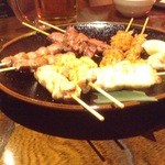 Yakitori Yamacho Seiseki Sakuragaoka Ten - 串10本盛り（塩）