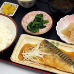 Kameyama tei - 魚（さば味噌煮）定食　６８０円