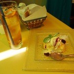 La Cucinetta di Yamamoto - セットランチ（アイスティ、柚子のシフォンケーキ）