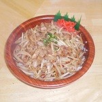 弁当ちゃちゃまる - 肉もやしどん 税込 550円  豚バラ肉とたっぷりもやしを特製にんにく醤油ダレで！