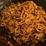 座・中村 - 汁なし担々麺  辛さ→おだぶつ  混ぜ混ぜ〜アップ〜