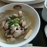 Chinese Kitchen KiKi - アサリたっぷり塩ラーメン