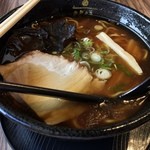 らーめん鷹の爪 - 焦がしラード醤油ラーメン