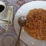 Pasti - メニュー名は忘れましたが、このトマトクリームパスタはなかなか美味しかった。