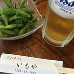 Tonkatsu Imoya - ビールはアサヒ