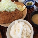 Tonkatsu Imoya - 上ロースかつ定食