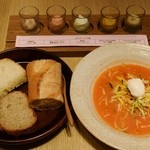 Bakery Table Okamoto Ten - ディップ＆サラダスープ＆パン