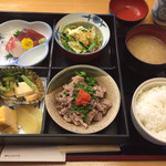 Shunsai Tachibana - 201508 日替わりのお弁当(1050円)