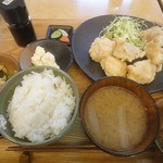 Katetsu Yaki Gyoza Hoozuki - とり天定食