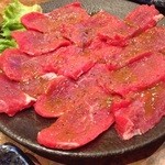 じゅうじゅう焼肉 カルビ大陸 - 大陸ロース　2人前　1468円