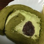 精栄軒 - 抹茶にあんこ