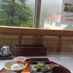 Geto Onsen Kanko Hotel - 食堂「こまくさ」で朝ご飯