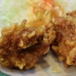 Osaka Osho Oji Koen Ten - 王将セットの唐揚げ