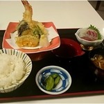 縄文の湯 - 天ぷら定食