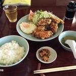 柳華園 - 唐揚げ定食650円。安い！