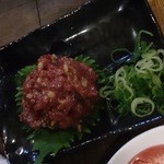 焼肉酒家 牛角 - ユッケなめろう風