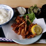 Tori Cho - 鳥長 ＠西葛西 唐揚ライス 800円（税別）