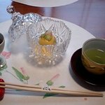 坐忘庵 - 食前酒と前菜