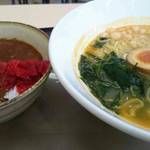 Cains Kitchen Numazu Ten - えび塩ラーメンとミニカレー