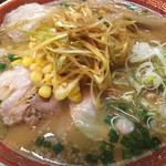 味好 美咲店 - 味噌ネギコーンチャーシュー麺