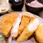 Imakatsu Ginza Ten - ササミと特ロース衣が薄くてイイ