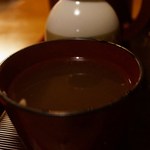 宵い酔処 山川屋 - そば湯