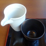 Keio Takaosan Onsen Gokurakuyu - 黒霧島180mlお湯割り750円お湯がまだ沸いてないってよ