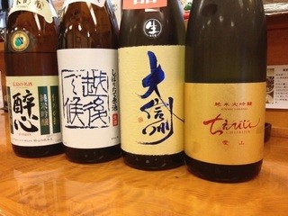 旬菜和食 山盛り - ２０１６年１月オススメの日本酒