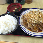 竹野食堂 - サービス（牛バラ焼き肉定食）