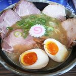 Ramen Jinsei JET - 鶏煮込みチャーシュー ＋　半熟味付玉子